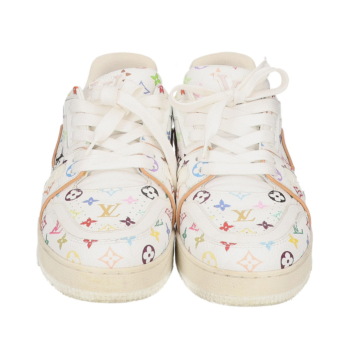 LOUIS VUITTON ルイヴィトン x Takashi Murakami 24年製 1AJQCC モノグラムマルチカラー トレイナー スニーカー シューズ