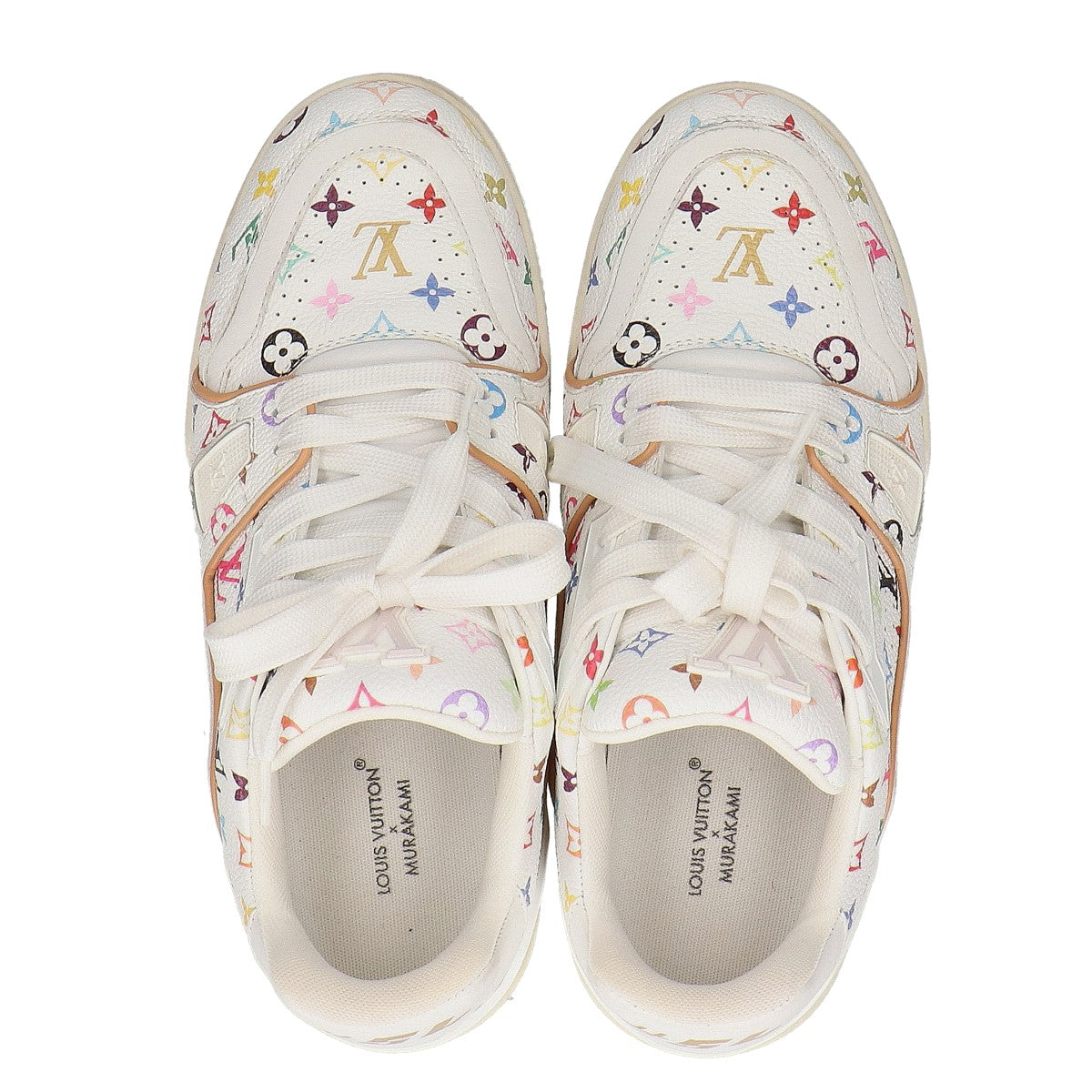 LOUIS VUITTON ルイヴィトン x Takashi Murakami 24年製 1AJQCC モノグラムマルチカラー トレイナー スニーカー シューズ