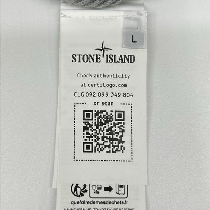 STONE ISLAND ストーンアイランド 8015514D8 グレー コットン クルーネック ニットセーター トップス