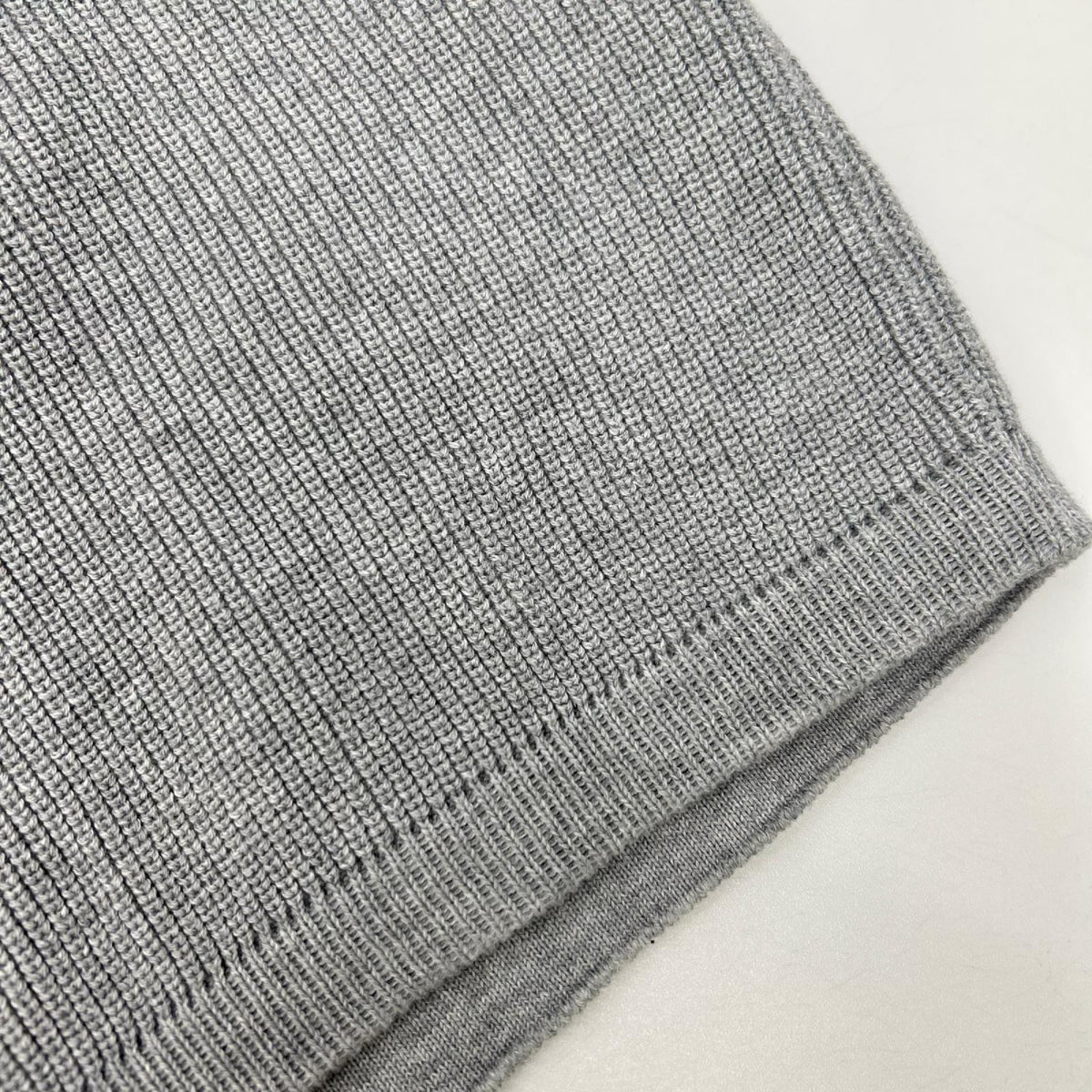 STONE ISLAND ストーンアイランド 8015514D8 グレー コットン クルーネック ニットセーター トップス