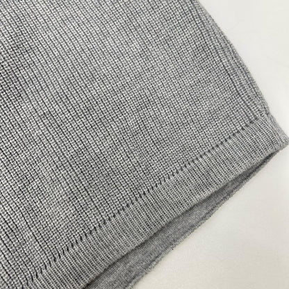 STONE ISLAND ストーンアイランド 8015514D8 グレー コットン クルーネック ニットセーター トップス