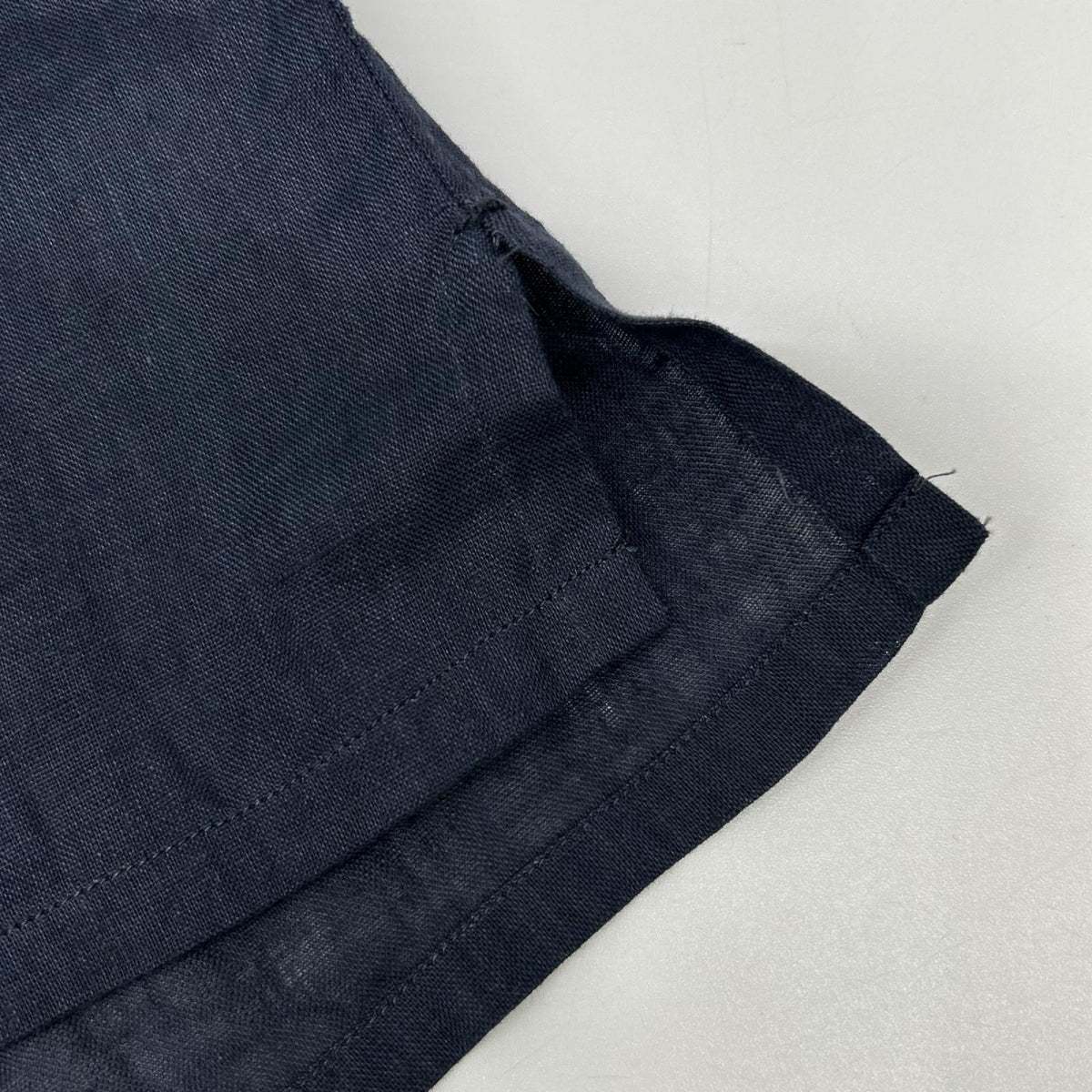 BARBA バルバ 25-01 2639 リネン スキッパーシャツ トップス