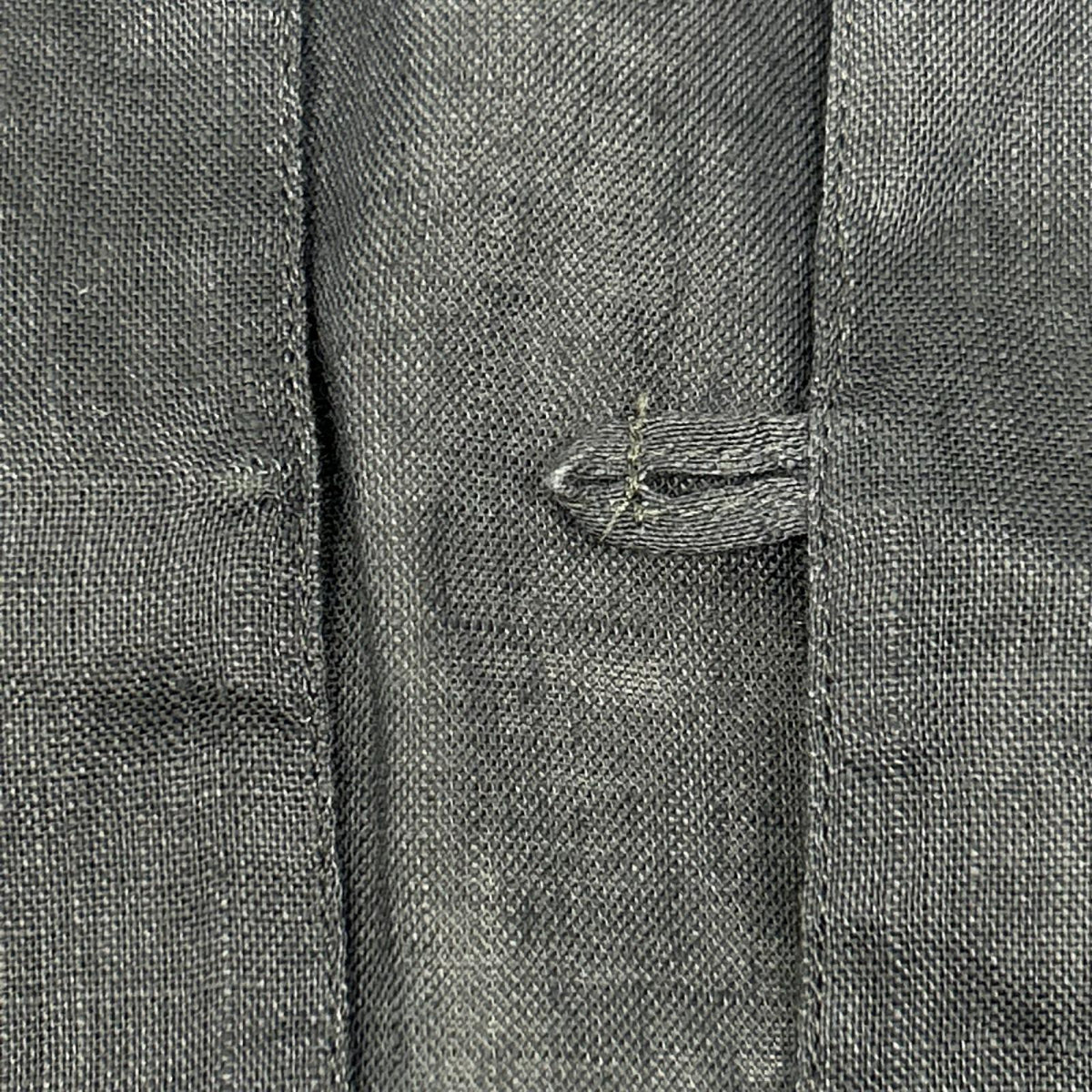 BARBA バルバ 25-01 2639 リネン スキッパーシャツ トップス
