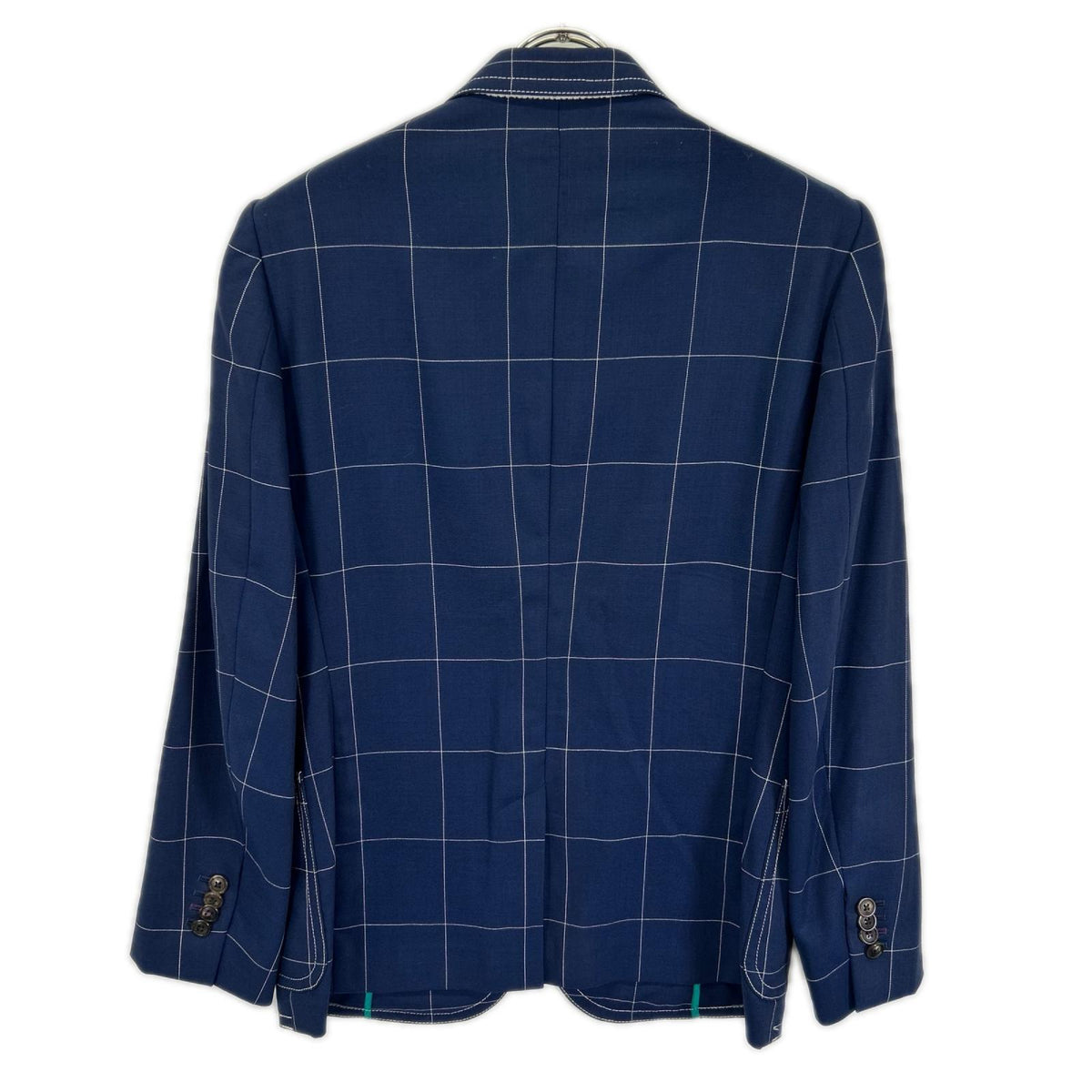 PaulSmith ポールスミス ネイビー ウィンドペンチェック ロロピアーナ社製 ジャケット ジャケット