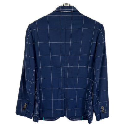 PaulSmith ポールスミス ネイビー ウィンドペンチェック ロロピアーナ社製 ジャケット ジャケット