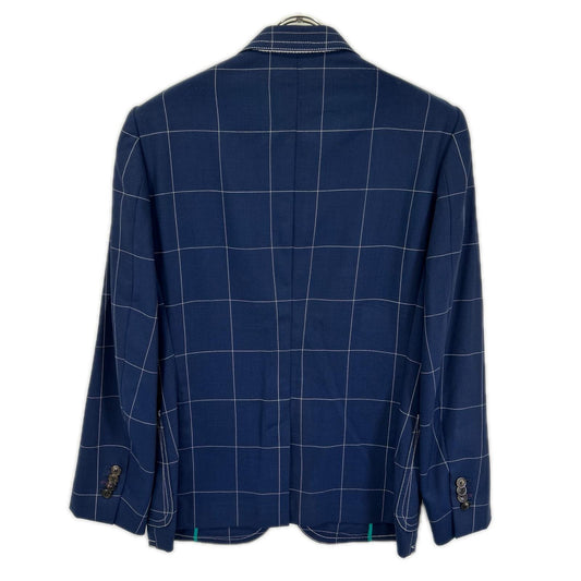 PaulSmith ポールスミス ネイビー ウィンドペンチェック ロロピアーナ社製 ジャケット ジャケット