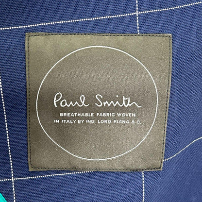 PaulSmith ポールスミス ネイビー ウィンドペンチェック ロロピアーナ社製 ジャケット ジャケット