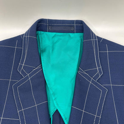 PaulSmith ポールスミス ネイビー ウィンドペンチェック ロロピアーナ社製 ジャケット ジャケット