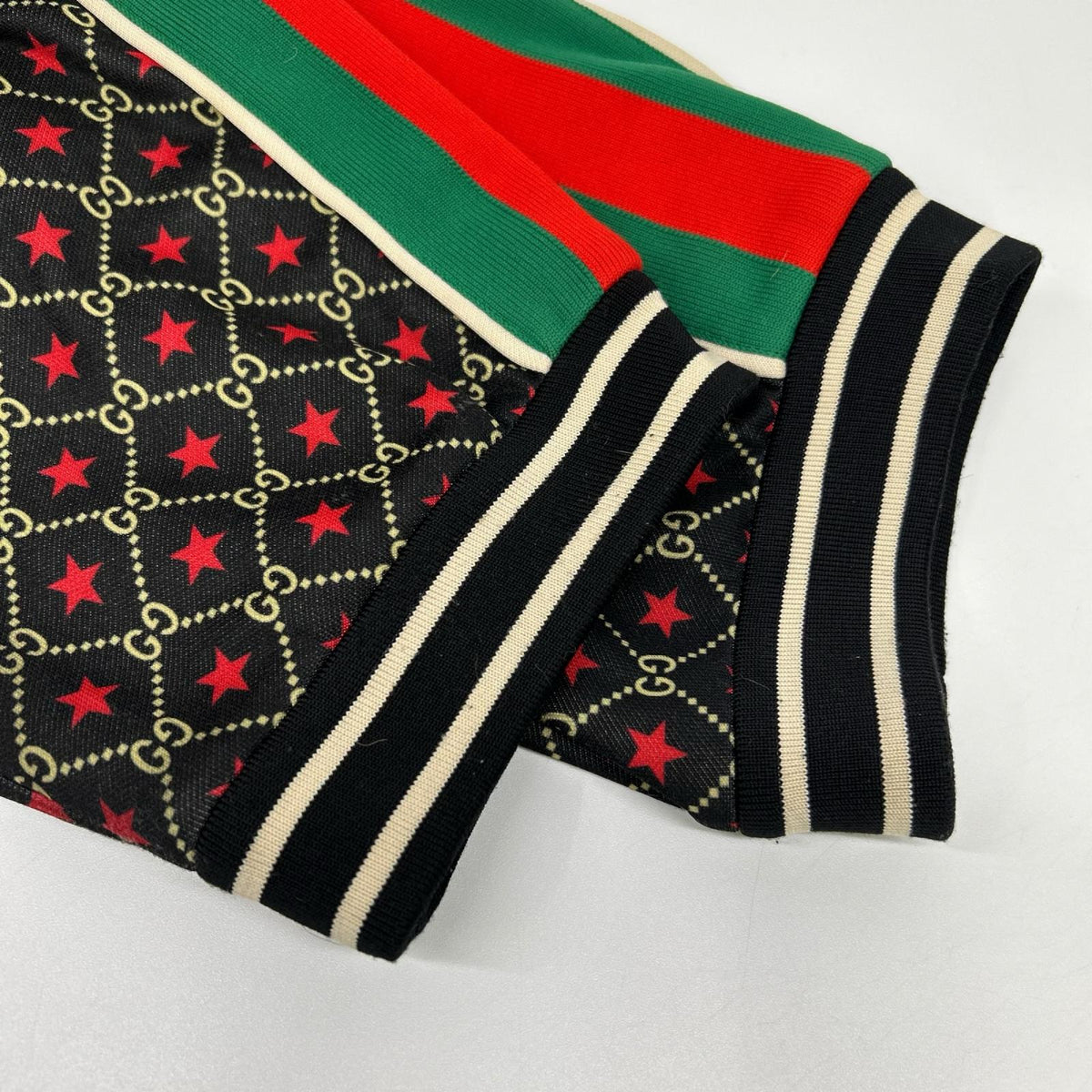GUCCI グッチ 575735 ブラック GGスター ジャージ トラックパンツ ボトムス