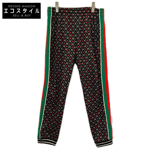 GUCCI グッチ 575735 ブラック GGスター ジャージ トラックパンツ ボトムス