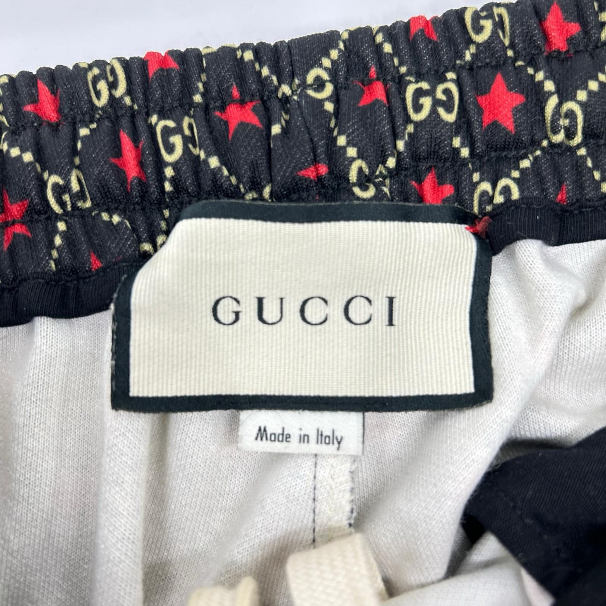 GUCCI グッチ 575735 ブラック GGスター ジャージ トラックパンツ ボトムス