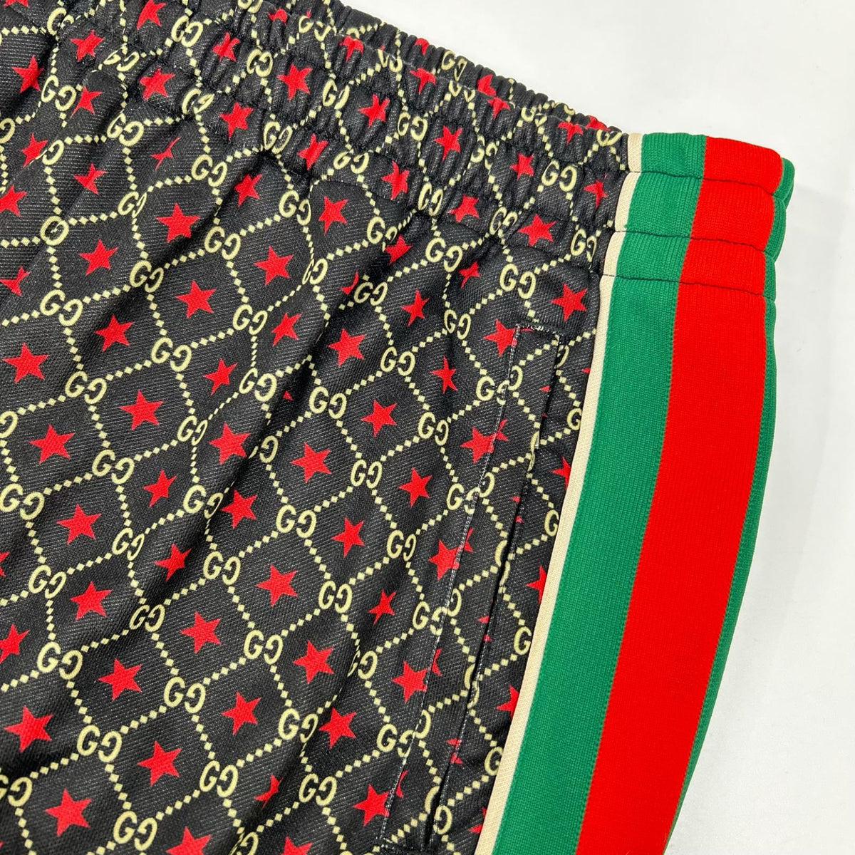 GUCCI グッチ 575735 ブラック GGスター ジャージ トラックパンツ ボトムス