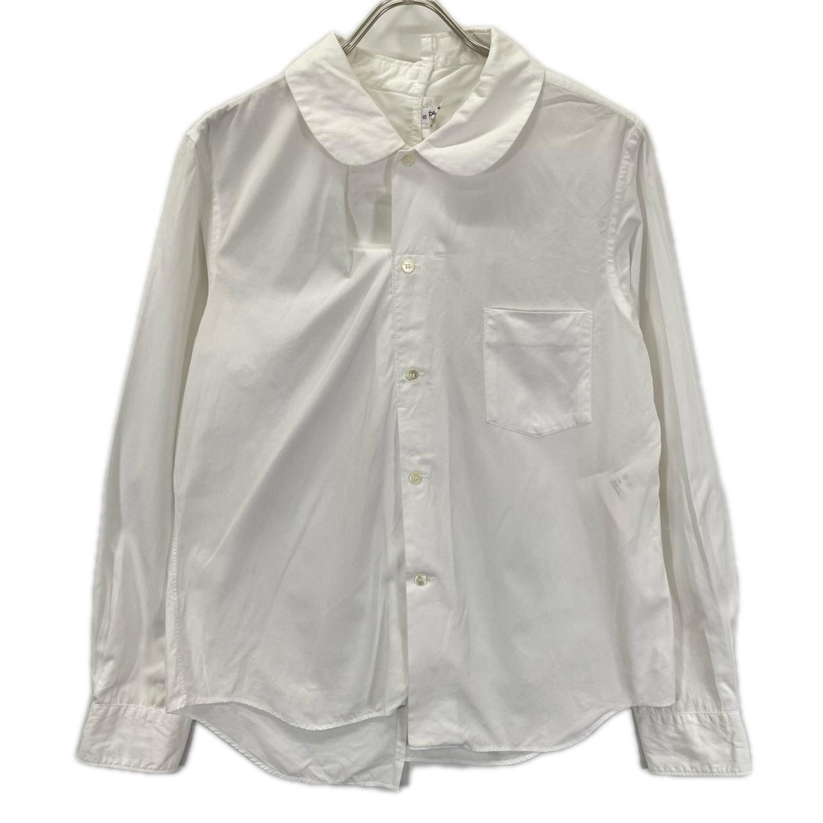 COMMEdesGARCONS COMMEdesGARCONS コムデギャルソンコムデギャルソン（コムコム） 06年製 RR-B012 ホワイト コットン 変形カラー シャツ トップス