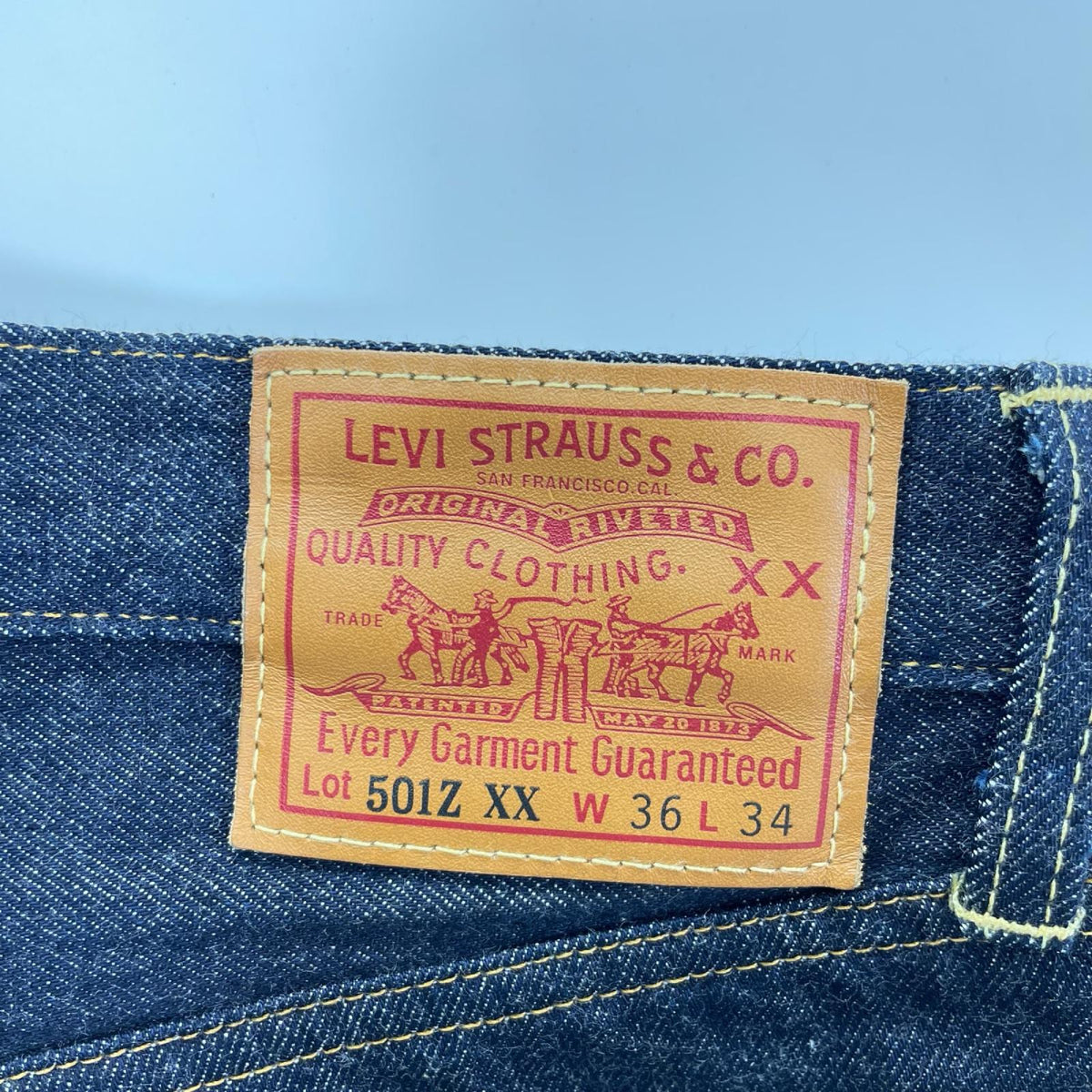 LEVI'S リーバイス LVC 501ZXX 1954年モデル インディゴ デニムパンツ ボトムス