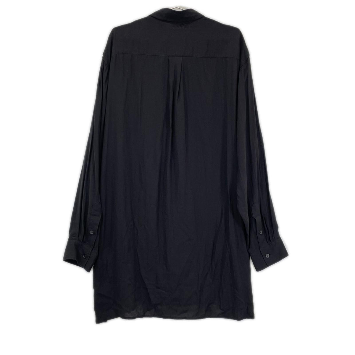 power of the WHITE shirt パワーオブザホワイトシャツ PZ-B11-200 ブラック CELLULOSE LAWN Z-CLASSIC BIG SHIRT トップス