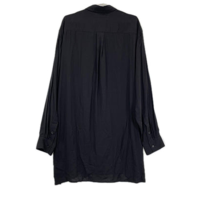 power of the WHITE shirt パワーオブザホワイトシャツ PZ-B11-200 ブラック CELLULOSE LAWN Z-CLASSIC BIG SHIRT トップス