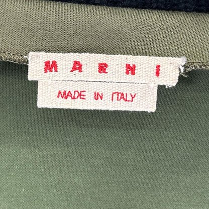 MARNI マルニ カーキ リブカラー スウェットジャケット ジャケット