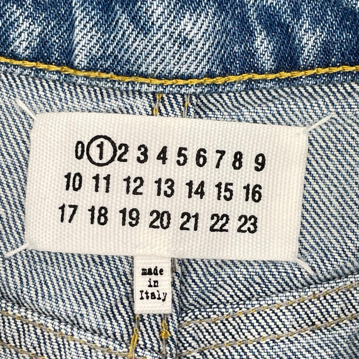Maison margiela メゾンマルジェラ 24SS S51LA0051 スラッシュディテールデニムパンツ ボトムス