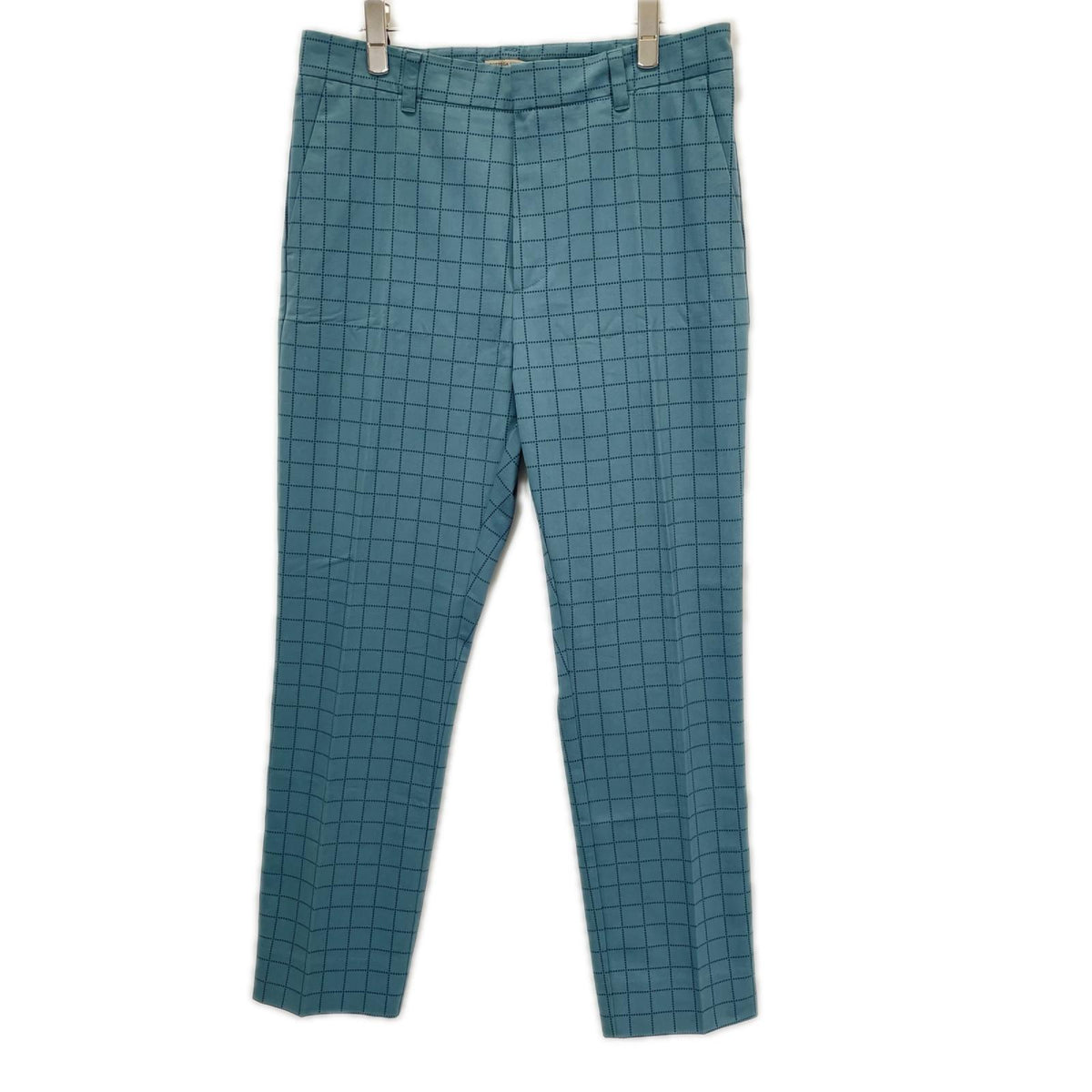 BOTTEGA VENETA ボッテガヴェネタ ブルー ドットスクエア センタープレス パンツ ボトムス