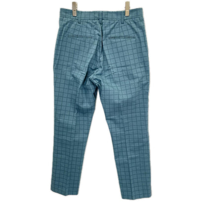 BOTTEGA VENETA ボッテガヴェネタ ブルー ドットスクエア センタープレス パンツ ボトムス