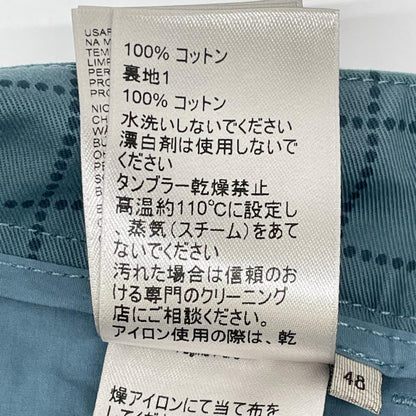 BOTTEGA VENETA ボッテガヴェネタ ブルー ドットスクエア センタープレス パンツ ボトムス