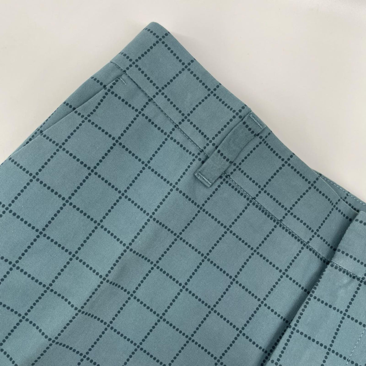 BOTTEGA VENETA ボッテガヴェネタ ブルー ドットスクエア センタープレス パンツ ボトムス