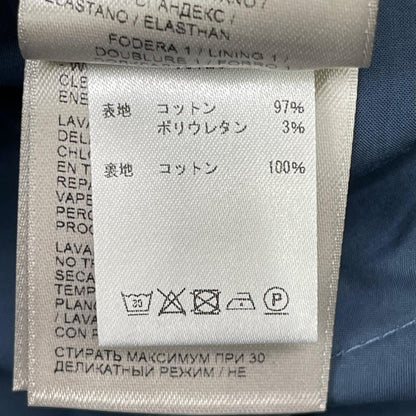 BOTTEGA VENETA ボッテガヴェネタ ブルー コットン センタープレス パンツ ボトムス