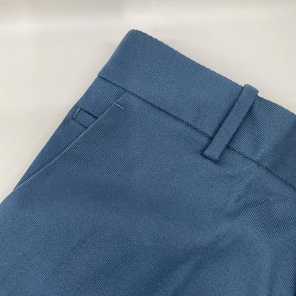 BOTTEGA VENETA ボッテガヴェネタ ブルー コットン センタープレス パンツ ボトムス