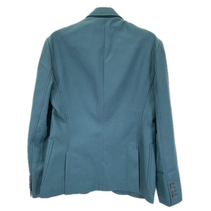 BOTTEGA VENETA ボッテガヴェネタ ターコイズ系 コットン 2B テーラードジャケット ジャケット