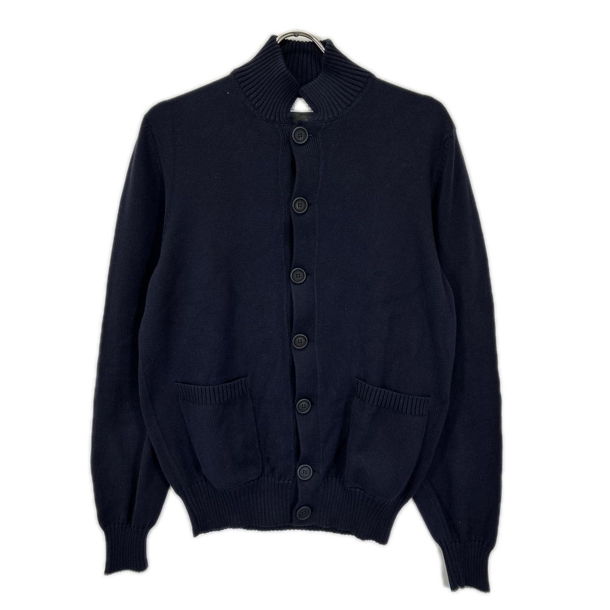 BRUNELLO CUCINELLI ブルネロクチネリ ネイビー コットン ロングスリーブ カーディガン トップス