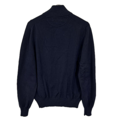 BRUNELLO CUCINELLI ブルネロクチネリ ネイビー コットン ロングスリーブ カーディガン トップス