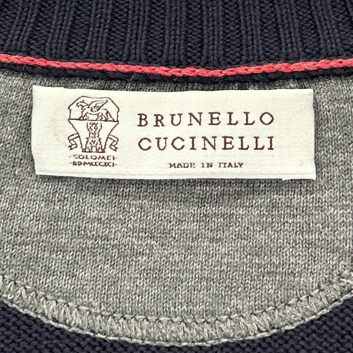 BRUNELLO CUCINELLI ブルネロクチネリ ネイビー コットン ロングスリーブ カーディガン トップス