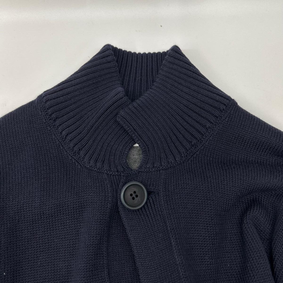 BRUNELLO CUCINELLI ブルネロクチネリ ネイビー コットン ロングスリーブ カーディガン トップス