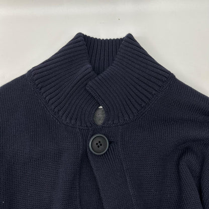 BRUNELLO CUCINELLI ブルネロクチネリ ネイビー コットン ロングスリーブ カーディガン トップス