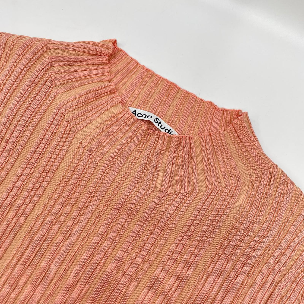 ACNE STUDIOS アクネ ストゥディオズ FN-WN-KNIT000335 ピンク モックネックリブニット トップス