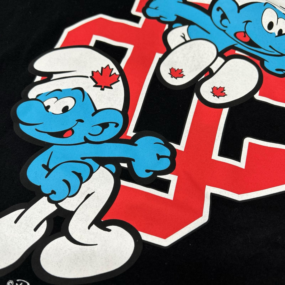 DSQUARED2 ディースクエアード 【×SMURFS】S78GD0092 ブラック REGULAR T-SHIRT トップス