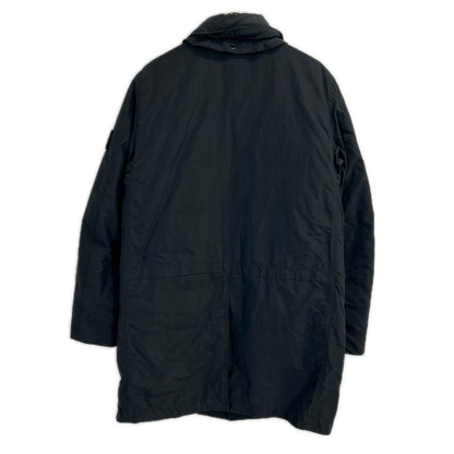 STONE ISLAND ストーンアイランド 711570526 ブラック MICRO REPS PRIMALOT ナイロンロングコート ジャケット