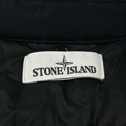 STONE ISLAND ストーンアイランド 711570526 ブラック MICRO REPS PRIMALOT ナイロンロングコート ジャケット