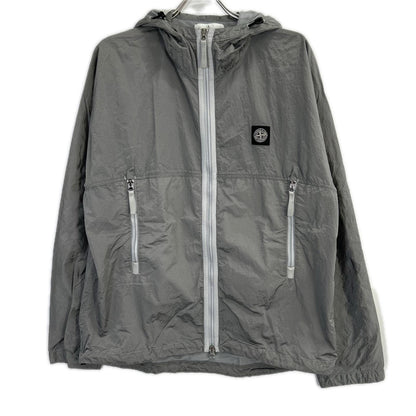 STONE ISLAND ストーンアイランド 721544135 グレー ナイロンリップストップ ジップアップフーディ マウンテンパーカー ジャケット