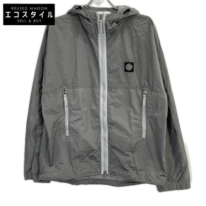 STONE ISLAND ストーンアイランド 721544135 グレー ナイロンリップストップ ジップアップフーディ マウンテンパーカー ジャケット