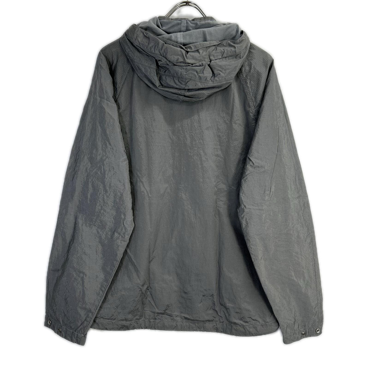 STONE ISLAND ストーンアイランド 721544135 グレー ナイロンリップストップ ジップアップフーディ マウンテンパーカー ジャケット