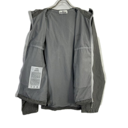 STONE ISLAND ストーンアイランド 721544135 グレー ナイロンリップストップ ジップアップフーディ マウンテンパーカー ジャケット