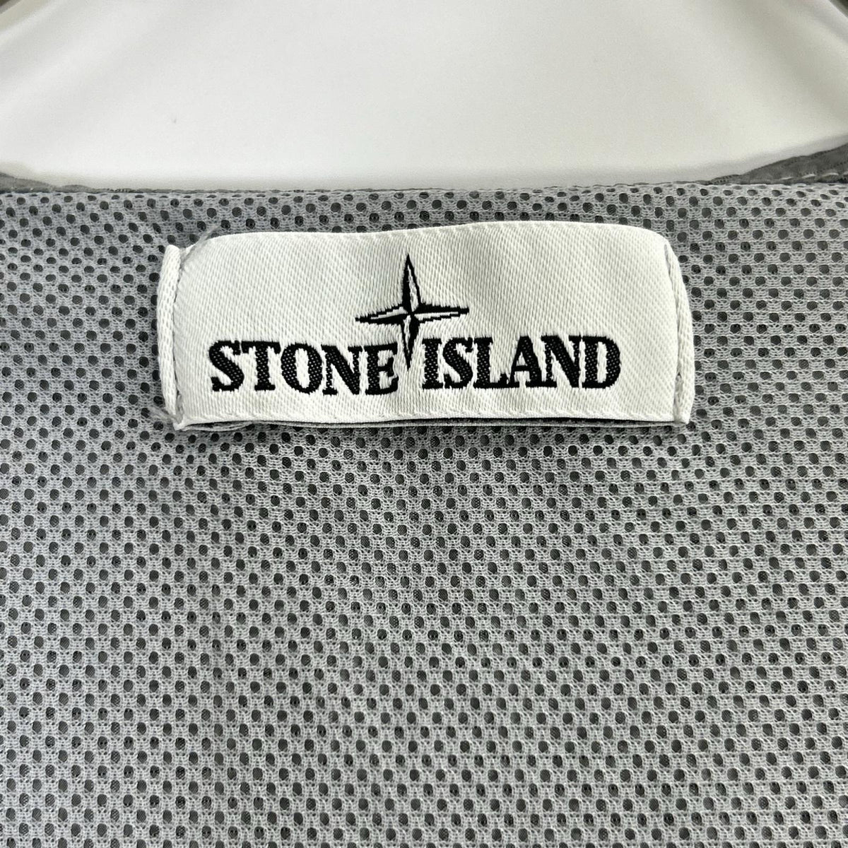 STONE ISLAND ストーンアイランド 721544135 グレー ナイロンリップストップ ジップアップフーディ マウンテンパーカー ジャケット