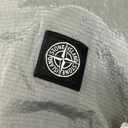 STONE ISLAND ストーンアイランド 721544135 グレー ナイロンリップストップ ジップアップフーディ マウンテンパーカー ジャケット