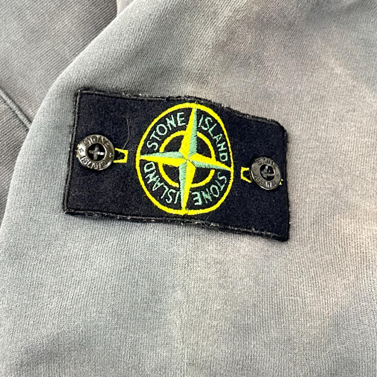 STONE ISLAND ストーンアイランド 791561720 グレー コットンフーディ トップス