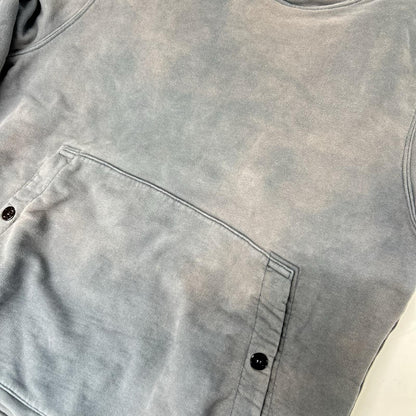 STONE ISLAND ストーンアイランド 791561720 グレー コットンフーディ トップス