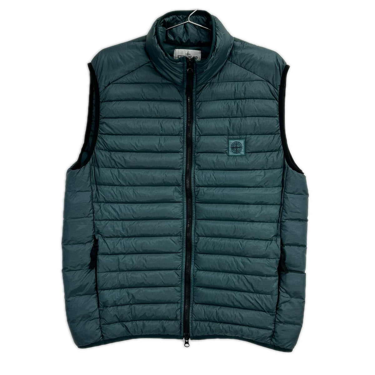 STONE ISLAND ストーンアイランド 7815G0224 グリーン Loom Woven Chambers R-Nylon Down-TC Gilet ベスト