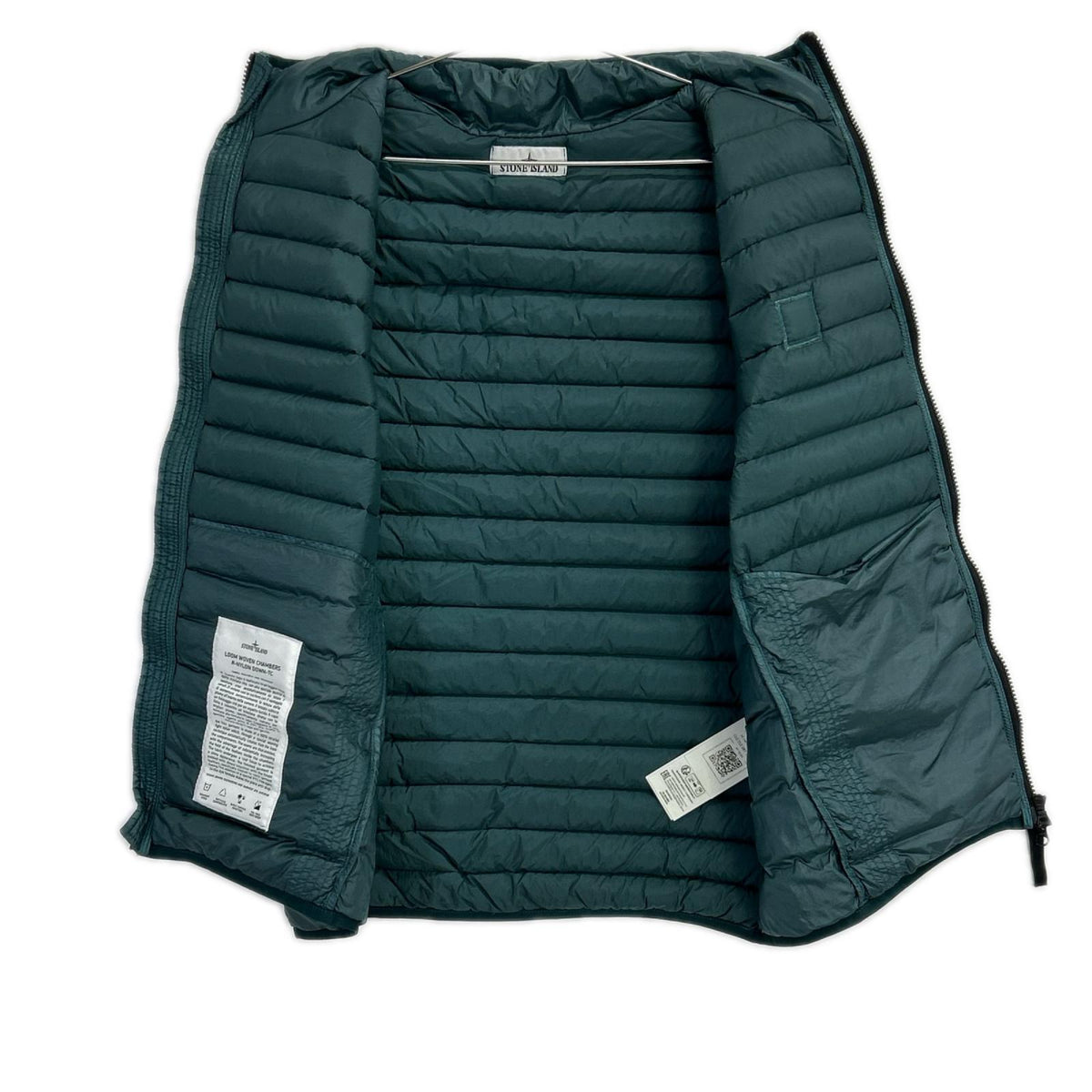 STONE ISLAND ストーンアイランド 7815G0224 グリーン Loom Woven Chambers R-Nylon Down-TC Gilet ベスト