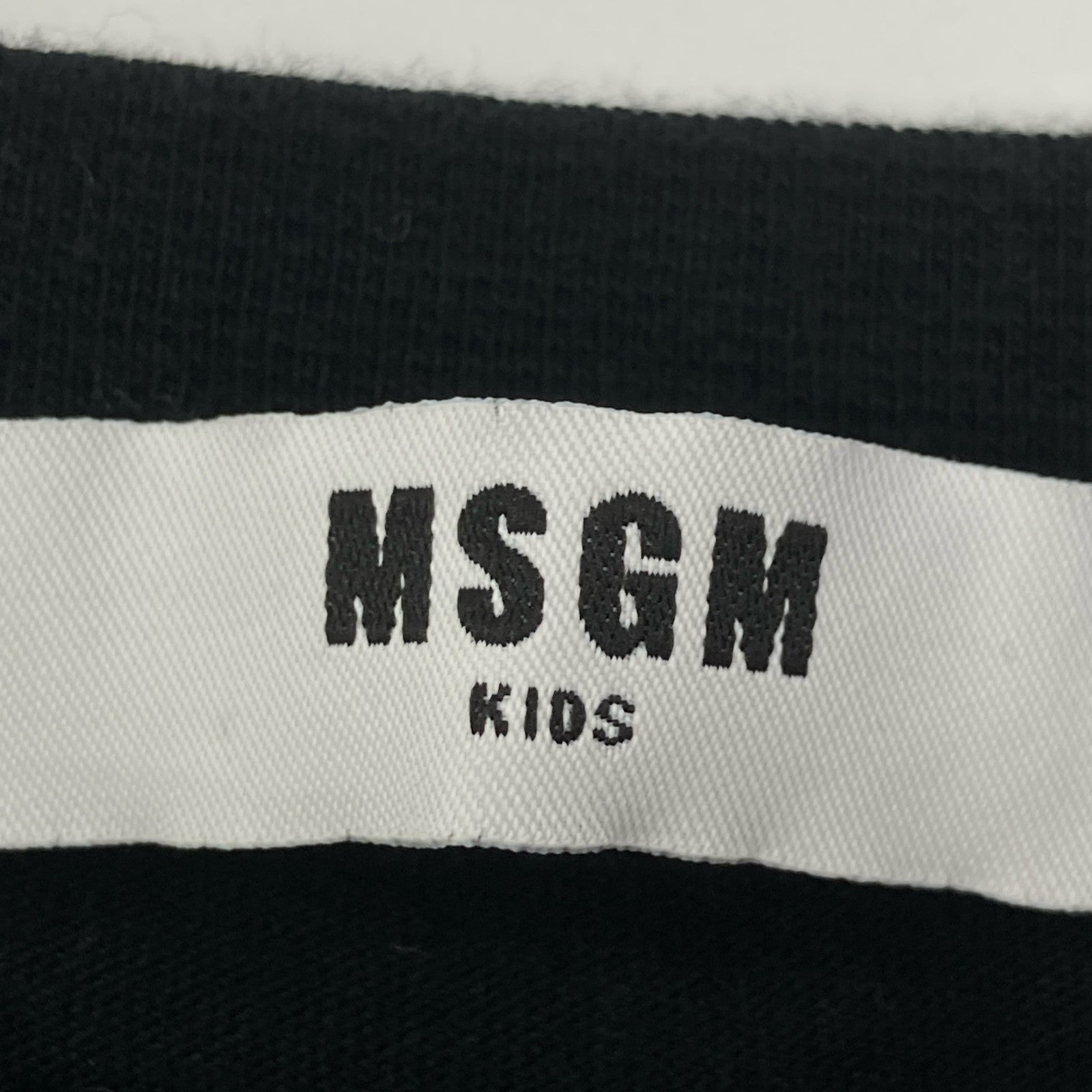 MSGM MSGM ms027780 Logo & Angel Embroidery S/S T-Shirt Tops 12 Kids