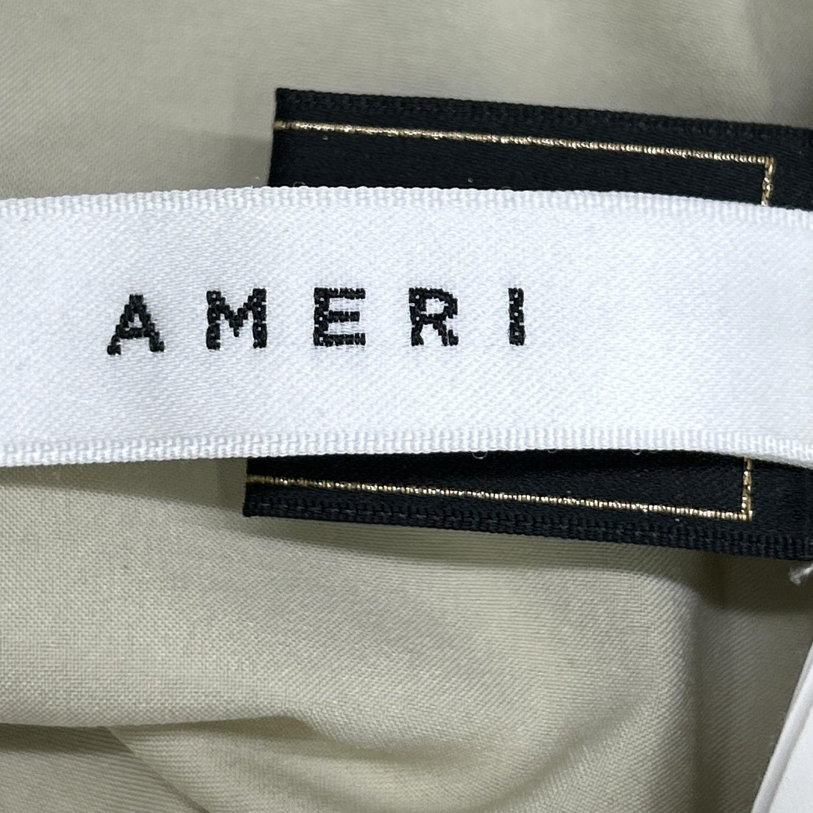 AMERI アメリヴィンテージ 01320920350 ｸﾞﾚｲｯｼｭﾍﾞｰｼﾞｭ ﾍﾘﾝﾎﾞｰﾝ ﾍﾑﾌﾟﾘｰﾂｽｶｰﾄ スカート S